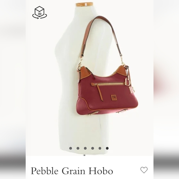 Dooney and Bourke Pebble Grain leather Hobo - Picture 9 of 17